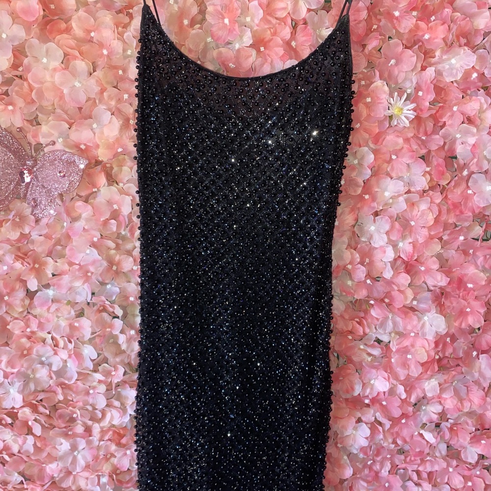 Oh Polly Black Mini Dress